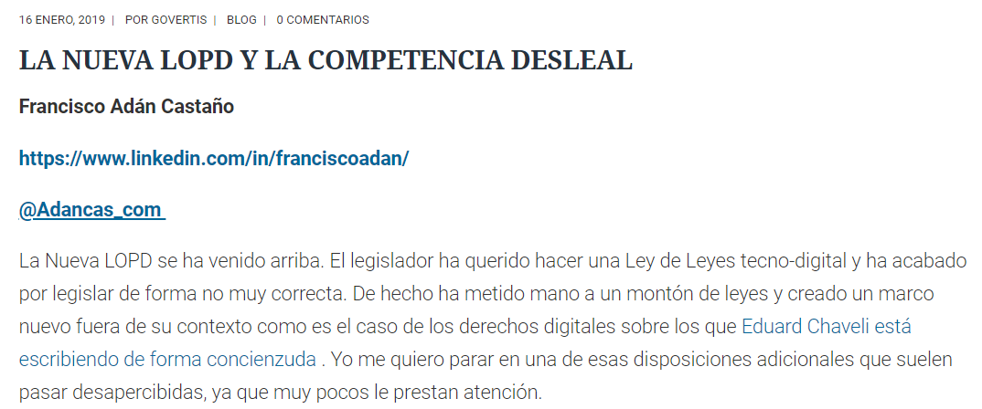 DESPUÉS DE UN AÑO DE RGPD LOS ANSIOLÍTICOS NO BAJAN DE PRECIO 15